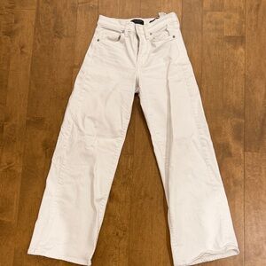 Banana Republic White Flare & Wide Leg Jeans
